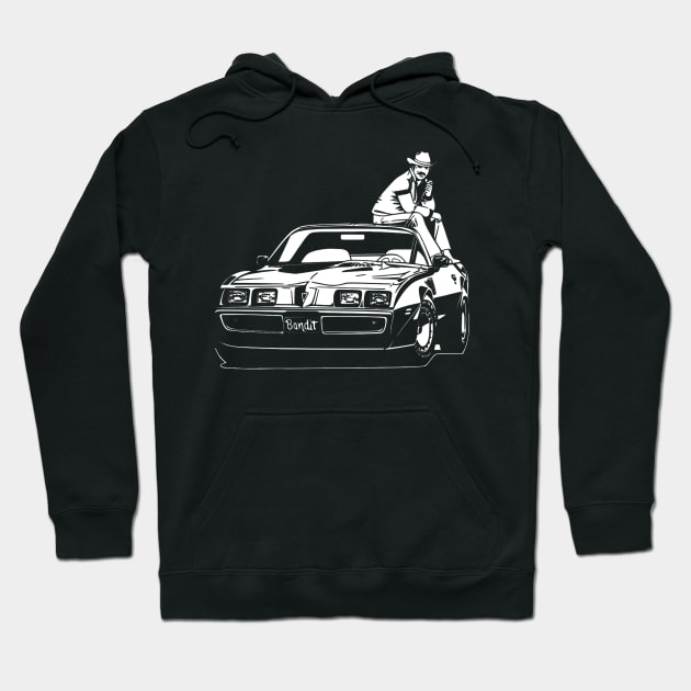 Burt Reynolds Car Hoodie by Djokolelono